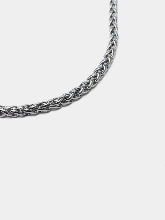 Цепочка на шею, круглая, мужская, "Krug", из нержавеющей стали, 50 см