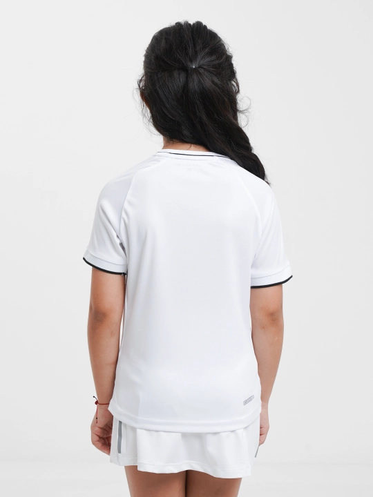 Теннисная футболка для девочек Dunlop Club Girls Crew Tee