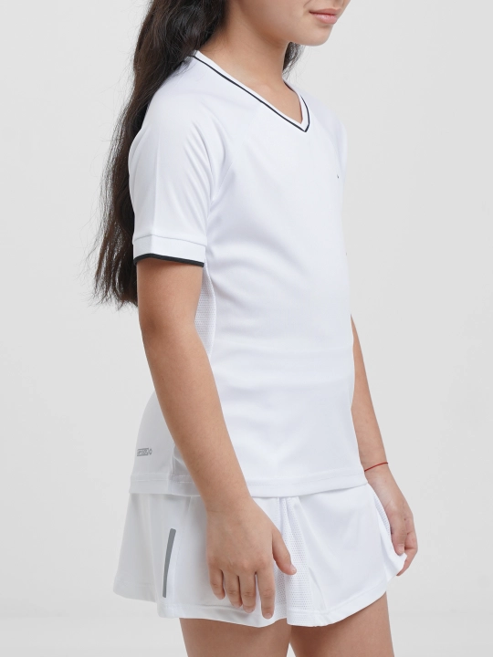 Теннисная футболка для девочек Dunlop Club Girls Crew Tee