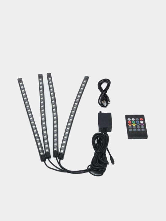 Avtomobil ichki qismi uchun RGB yoritgichi, 48 ta Led - 