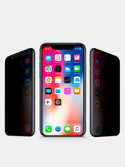Купить Защитное стекло антишпион на телефон iPhone 12 / 12 Pro / 12 Pro ...
