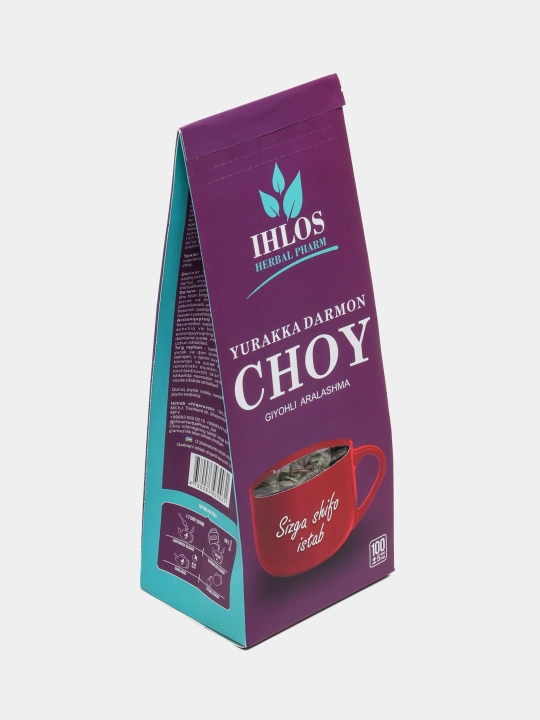 Bargli yashil choy (o'simlik aralashmasi) kardiobalans Ihlos, 100 g