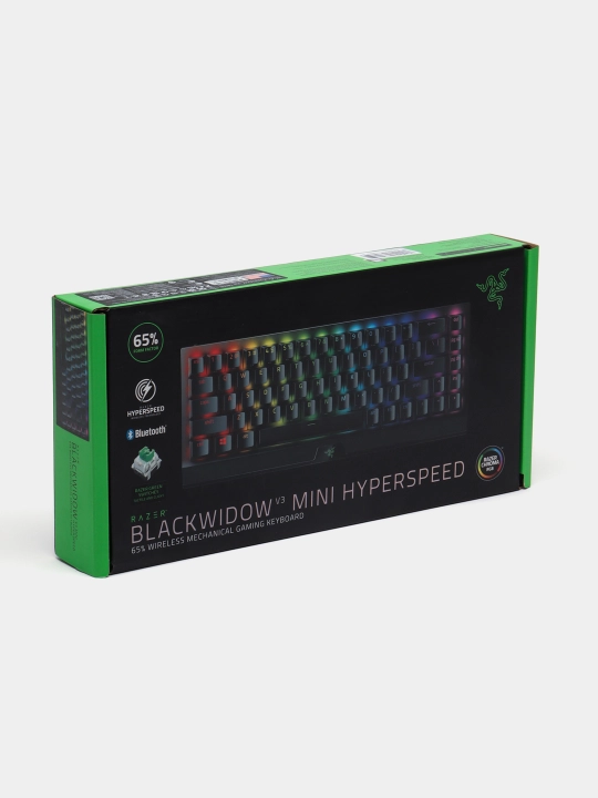 Klaviatura Razer BlackWidow V3 Mini, HyperSpeed Green Switch EN Black RZ03-03891400-R3M1