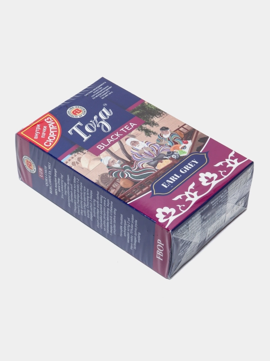 Qora choy Toza tea Earl Grey, 80 g