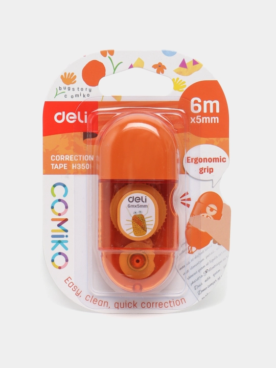 Штрих-лента 3 шт, Deli H350, 5 мм, 6 м