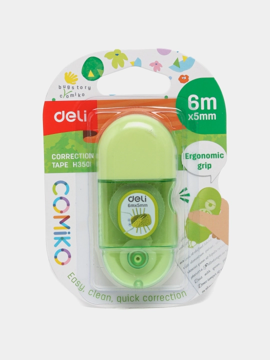 Штрих-лента 3 шт, Deli H350, 5 мм, 6 м