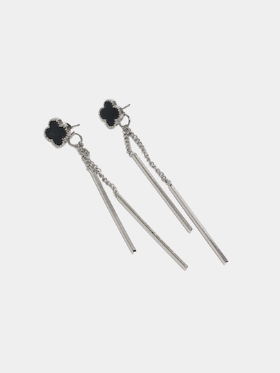 Серьги женские, длинные — BON-5796898-СЕРЕБРН