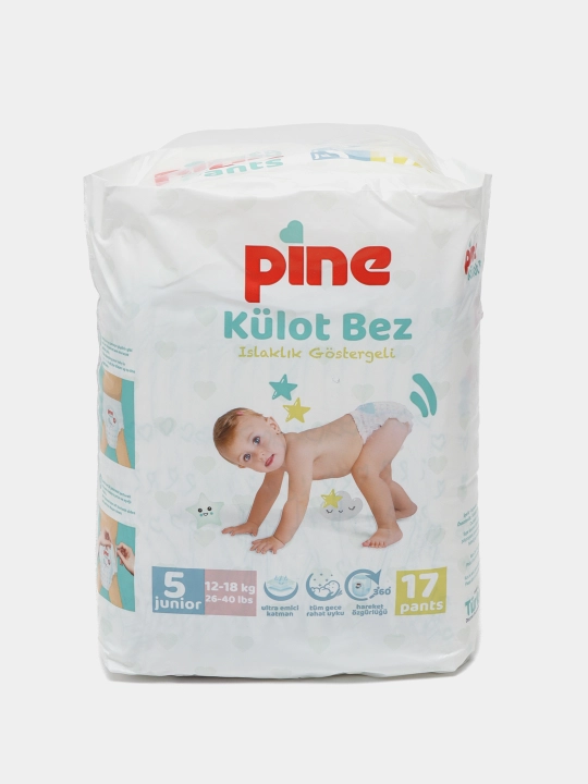 Детские трусики Pine Pants Eco Pack, N5 Junior, 12 - 18 кг, 17 шт - 