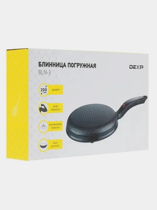 Блинница погружная, DEXP BLN-3, черный Россия