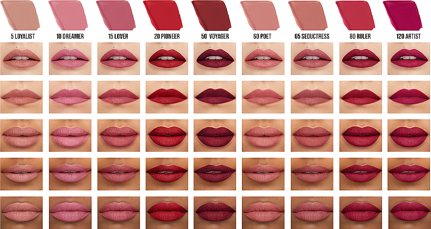 Губная помада полуматовая, натуральная, насыщенный цвет в интернет-магазине на Я