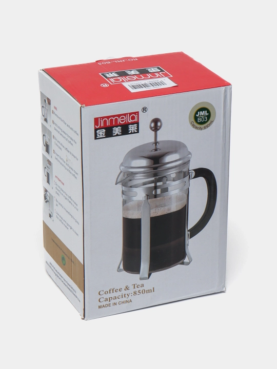French-press, shishali, 1 litr
