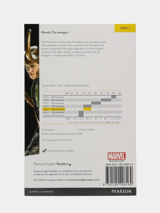 Marvel's The Avengers. Level 2 + MP3 + CD