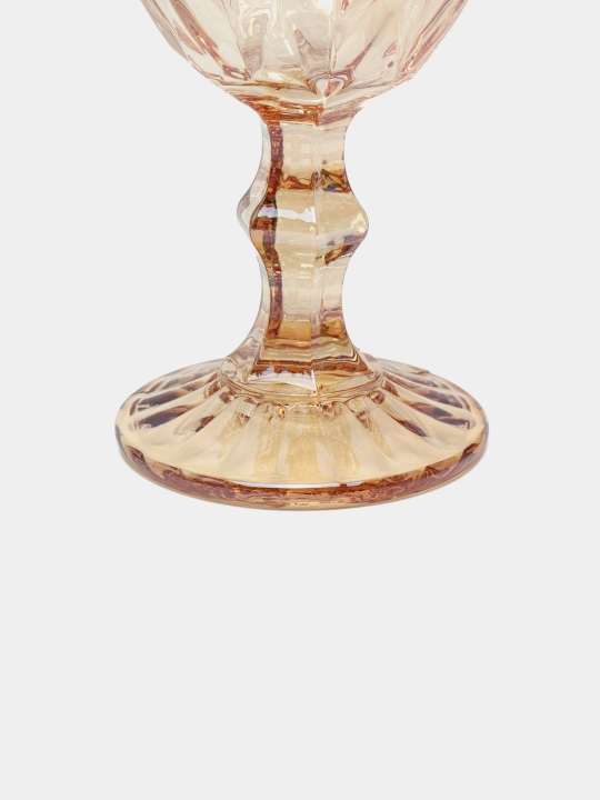 Fujerlar to'plami rangli shisha, asal rangi, 280 ml, 6 dona