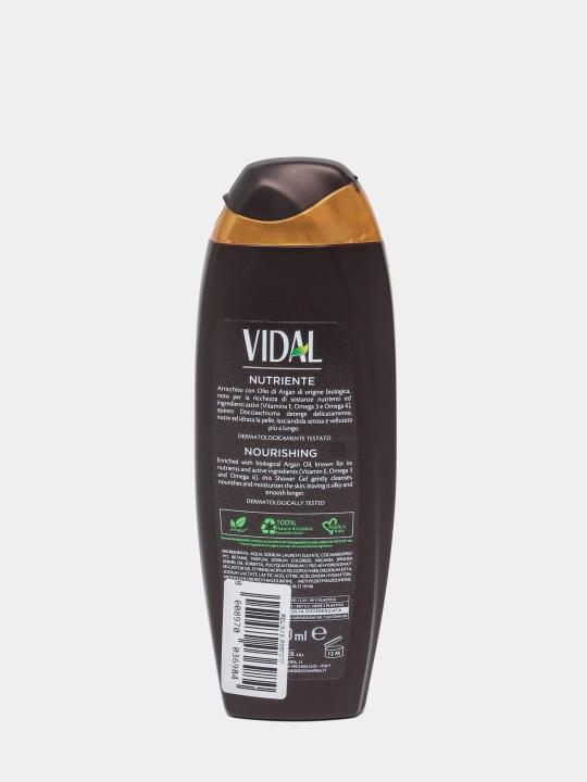 Гель для душа Vidal Argan Oil, с маслом арганы, 250 мл