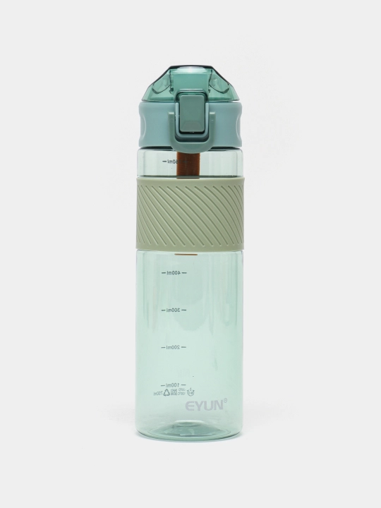 Suv uchun sport idishi, silikon belbog' va qulf bilan, 780 ml