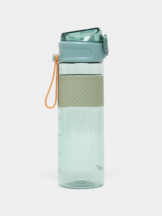 Suv uchun sport idishi, silikon belbog' va qulf bilan, 780 ml