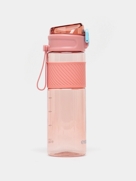 Suv uchun sport idishi, silikon belbog' va qulf bilan, 780 ml