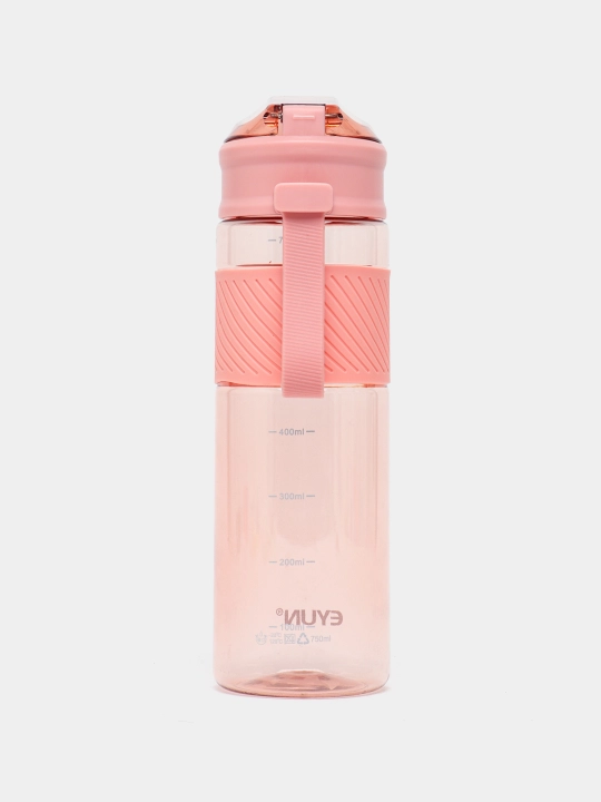 Suv uchun sport idishi, silikon belbog' va qulf bilan, 780 ml