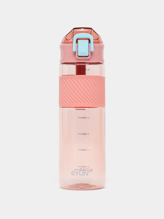 Suv uchun sport idishi, silikon belbog' va qulf bilan, 780 ml