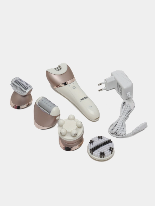 Ayollar elektr epilatori "Cronier CR - 8801", 5 tasi 1 da, suvga chidamli
