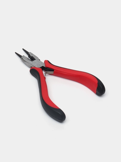 Вumaloq burunli qizil va qora tutqichli ombir, 3 da 1, 130 mm - 