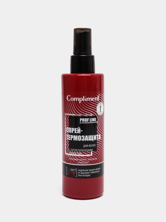 Sochlar uchun termal himoya qiluvchi antistatik ta'sirga ega Compliment spreyi,  200 ml - 