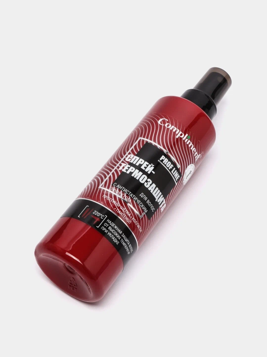 Sochlar uchun termal himoya qiluvchi antistatik ta'sirga ega Compliment spreyi,  200 ml