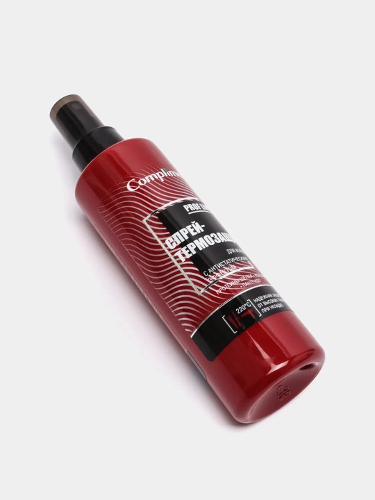 Sochlar uchun termal himoya qiluvchi antistatik ta'sirga ega Compliment spreyi,  200 ml