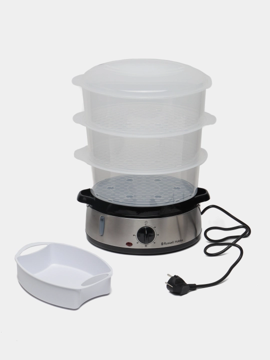 Пароварка Russell Hobbs Cook Home 19270-56 1927056, электрическая, нержавеющая сталь, 9 л