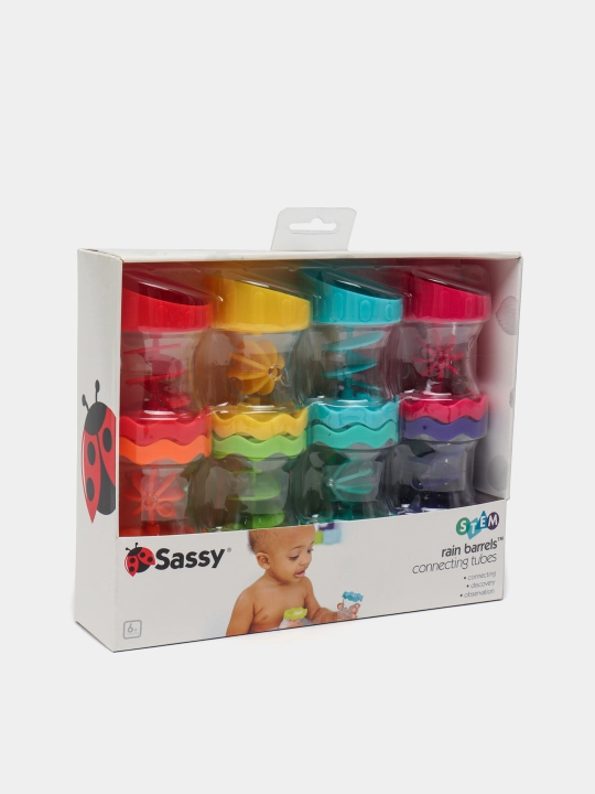 Oyinchoq hammom uchun Sassy XS SAS Rain Barrel Conecting Tubes
