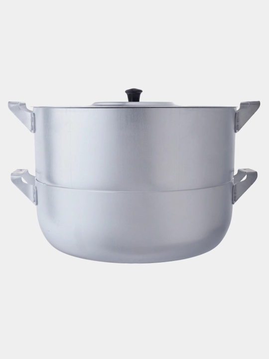 Manti-qozon mantovarka Demidovskiy, 6 litr, 4 qasqon, alyuminiy mantishnitsa