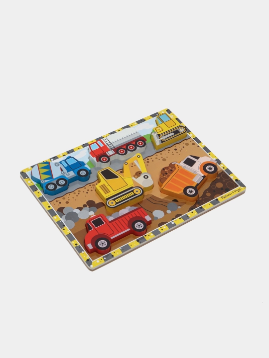 Bolalar uchun o'yinchoqlar Melissa Construction Chunky Puzzle 13726