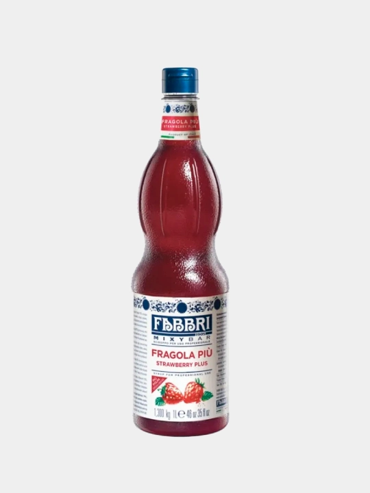 Сироп Fabbri Mixybar Strawberry Plus, 1 л