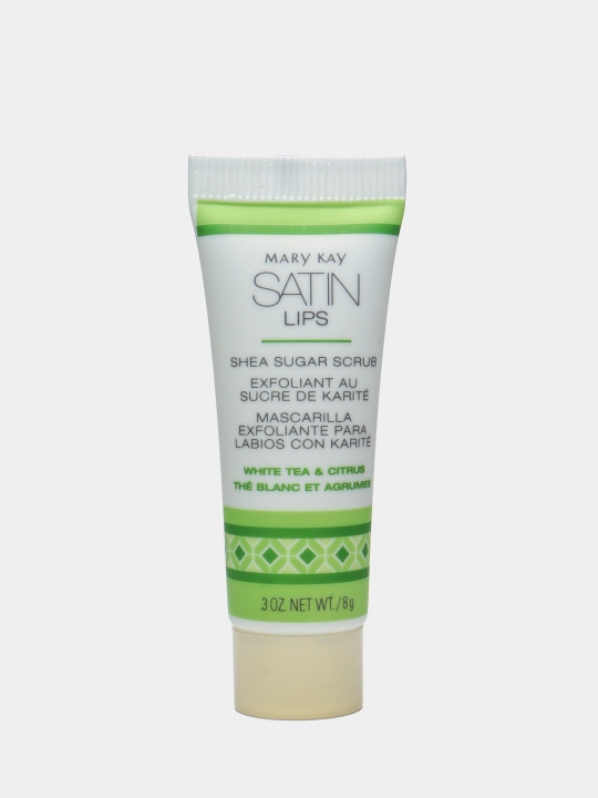 Satin Lips Shea yog'i lablarini parvarish qilish tizimi oq choy va sitrus
