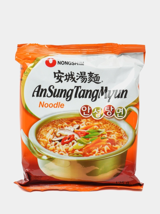 Лапша быстрого приготовления Ansung Tangmyun ramyun, 125 г - 