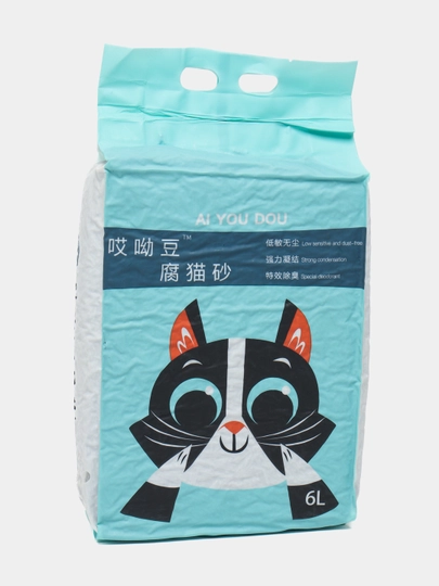 Наполнитель для кошачьего туалета, 6 л У006-CN-014 — BOBR-TOFU-NULL