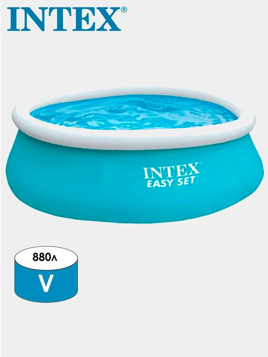 Puflanadigan basseyn Intex Easy Set 28101, 183 * 51 sm, 886 litr