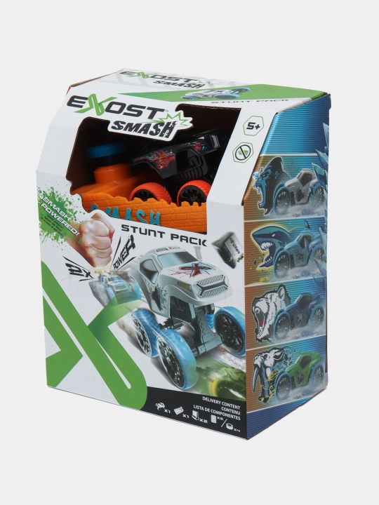 O'yinchoq mashina trek bilan XS SILV EXOST Smash n go playest