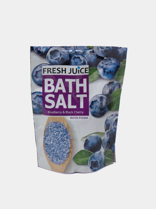 Vanna uchun tuz ko'pikli, Blueberry & Black Cherry, Fresh Juice, 500 ml - 