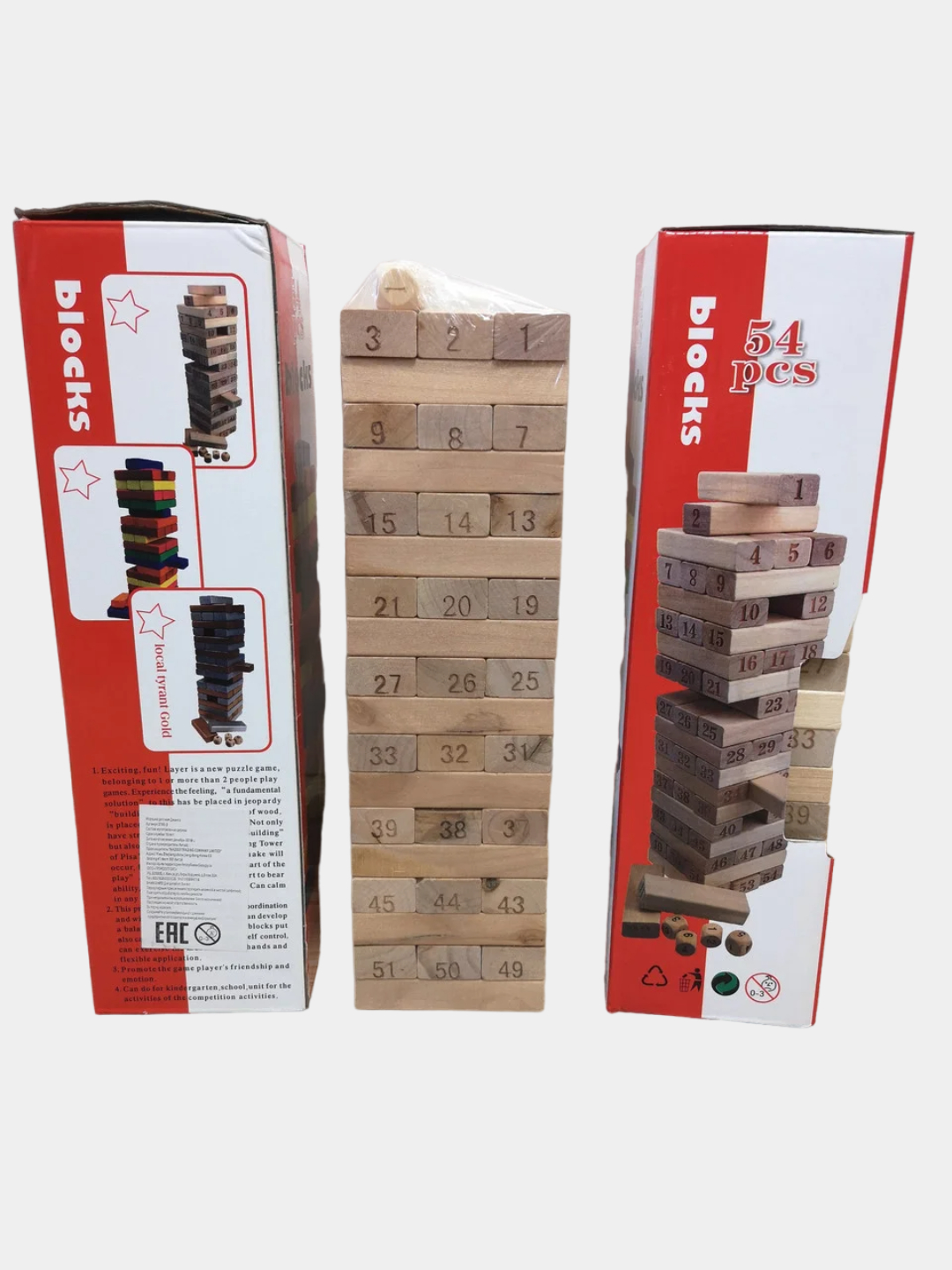 Настольная игра Jenga Blocks купить по низким ценам в интернетмагазине