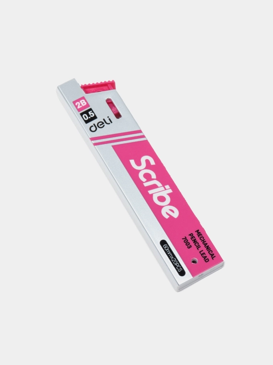 Qo'rg'oshin 4 dona, 0.5 mm 2B 20 dona 7003 Deli