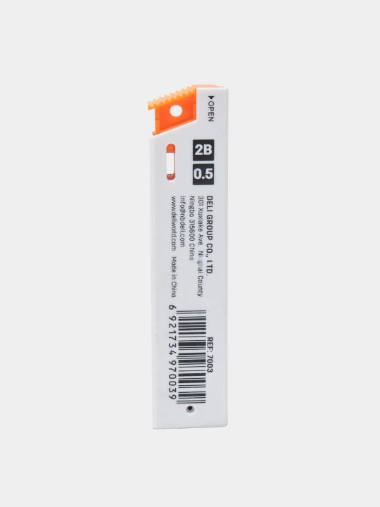 Qo'rg'oshin 4 dona, 0.5 mm 2B 20 dona 7003 Deli