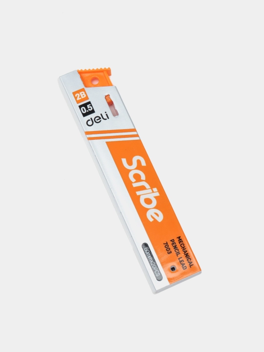 Qo'rg'oshin 4 dona, 0.5 mm 2B 20 dona 7003 Deli