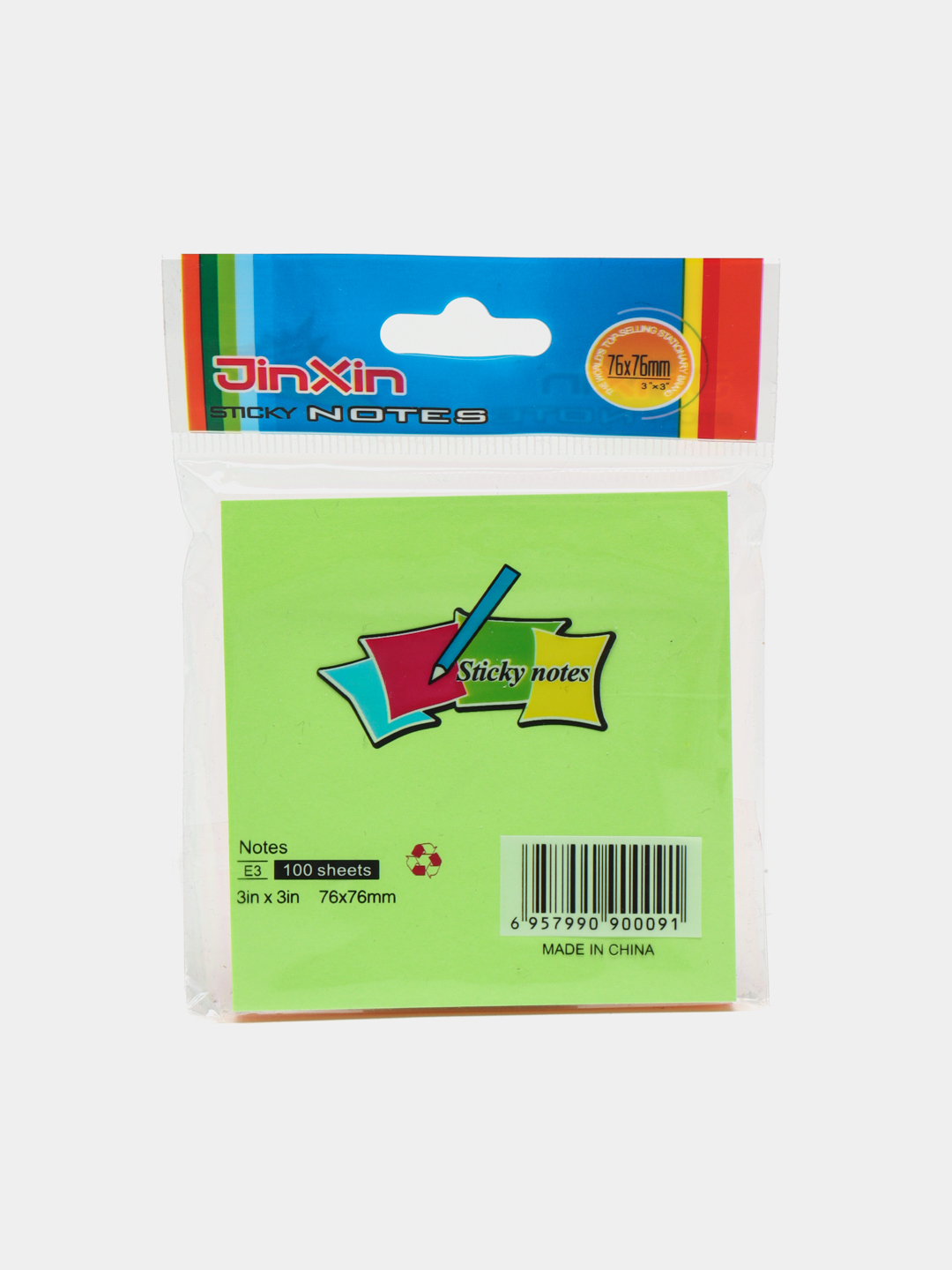 Стикер самоклеящиеся стикеры для заметок Sticky Notes 60 шт, 76 * 76 мм ...