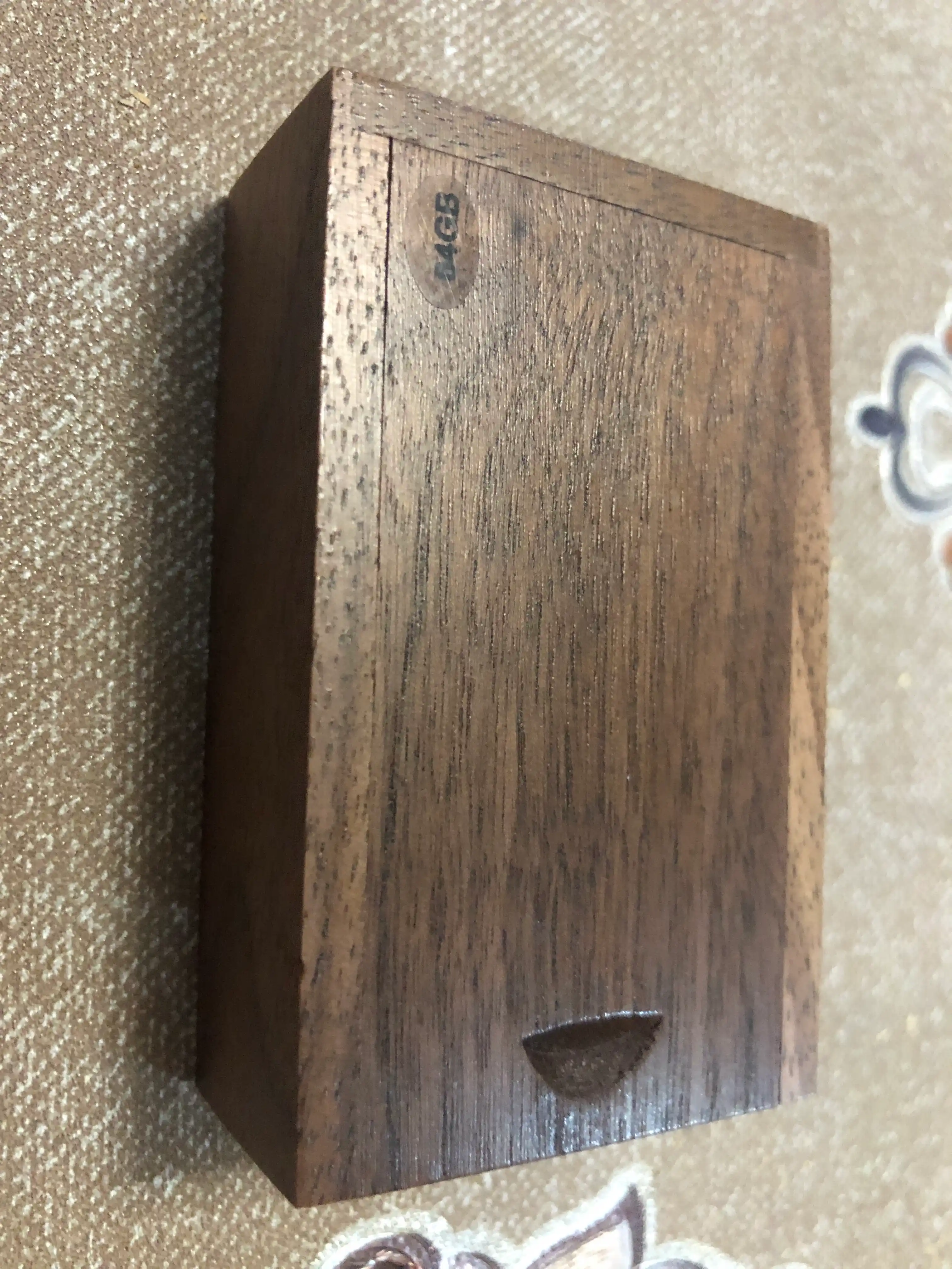 Yog'och korpusli flesh-karta USB 2.0 sovg'a qutisida, 8, 16, 32, 64 GB