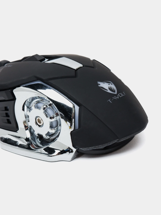 Компьютерная мышь Twolf V6 имеет 6 клавиш со светодиодной подсветкой RGB