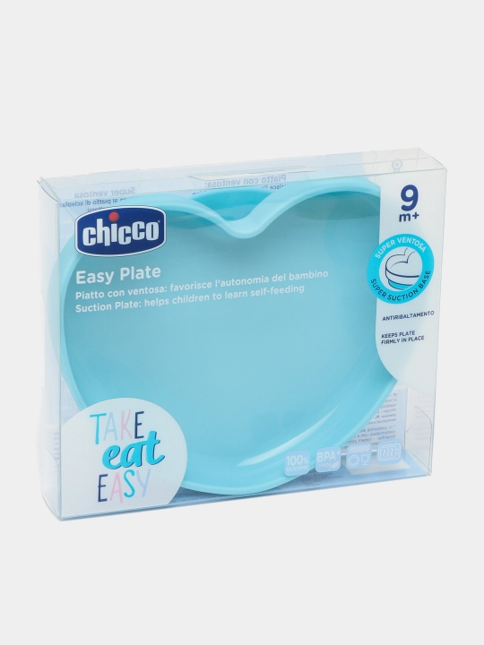 Likopcha silikonli Chicco Easy Plate , 9 oylikdan - 