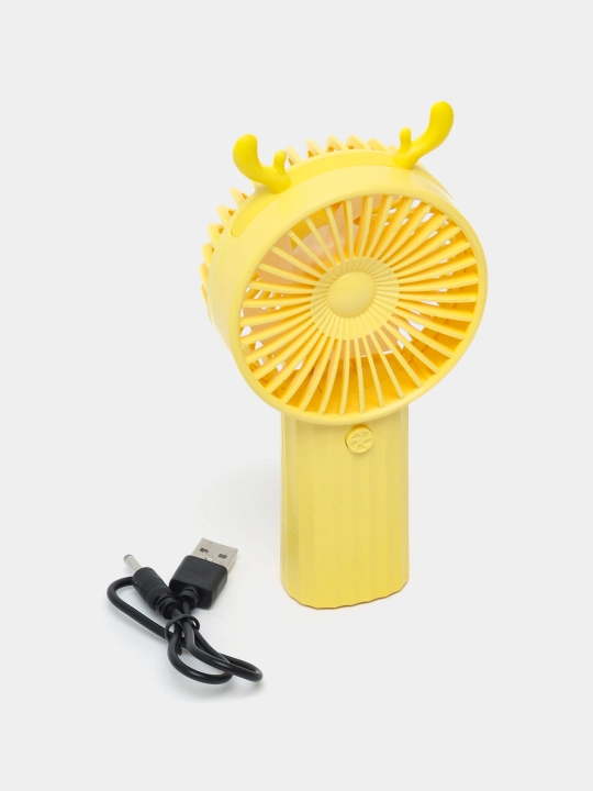 Mini ventilyator USB bilan, portativ, qo'lda