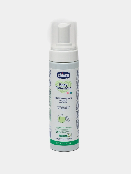 Суфле шампунь и кондиционер Chicco Baby Moments, 150 мл - 