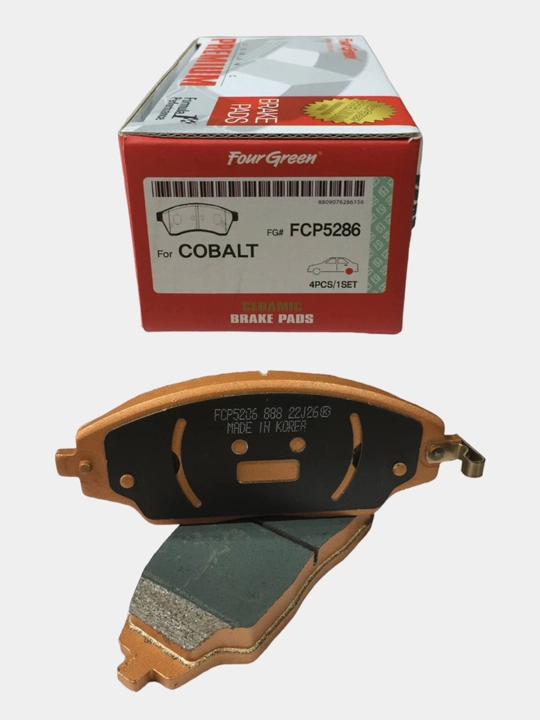 Передние тормозные колодки АБС керамические для Cobalt FCP5286 FourGreen